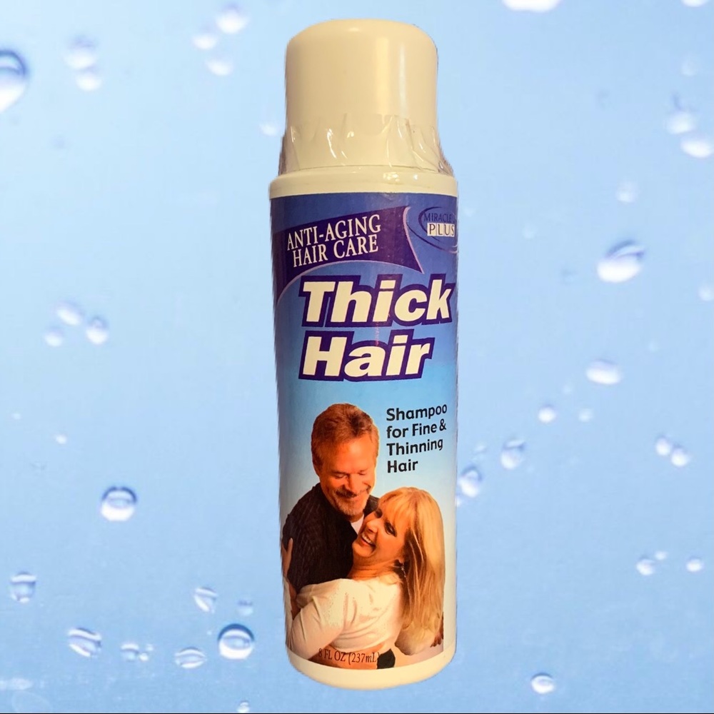 Miracle Plus Thick Hair Shampoo for Fine Hair and Thinning Hair 8 Fl Oz NEW